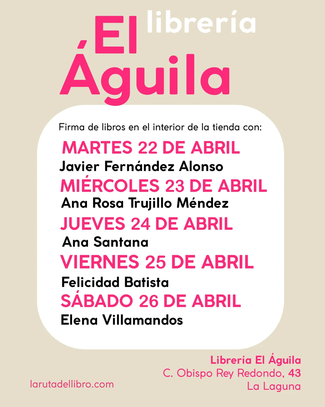 POST PROGRAMA EL ÁGUILA